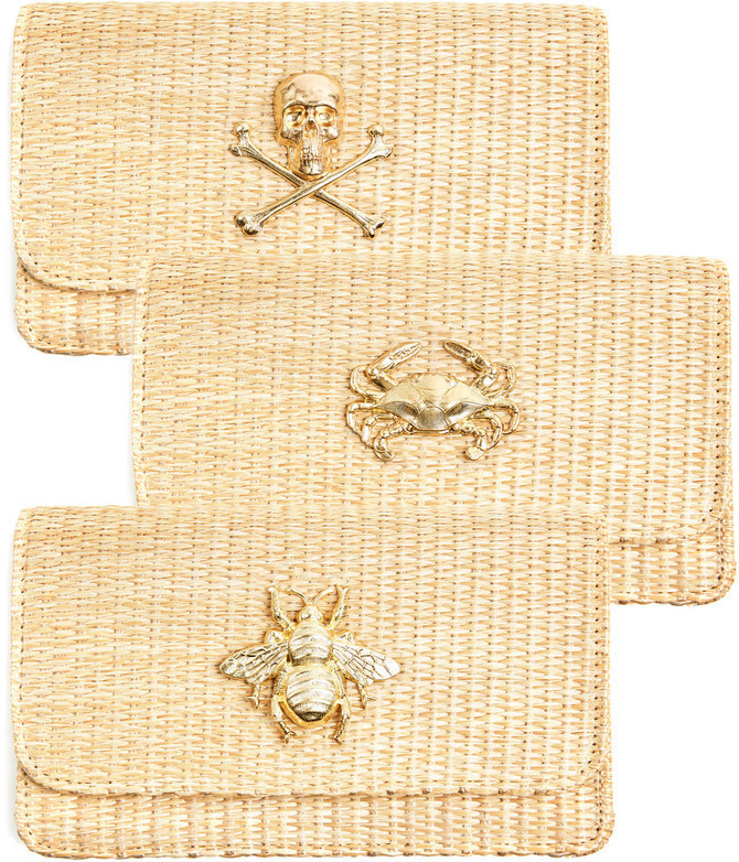 Ruby Straw Clutch | Lisi Lerch Inc