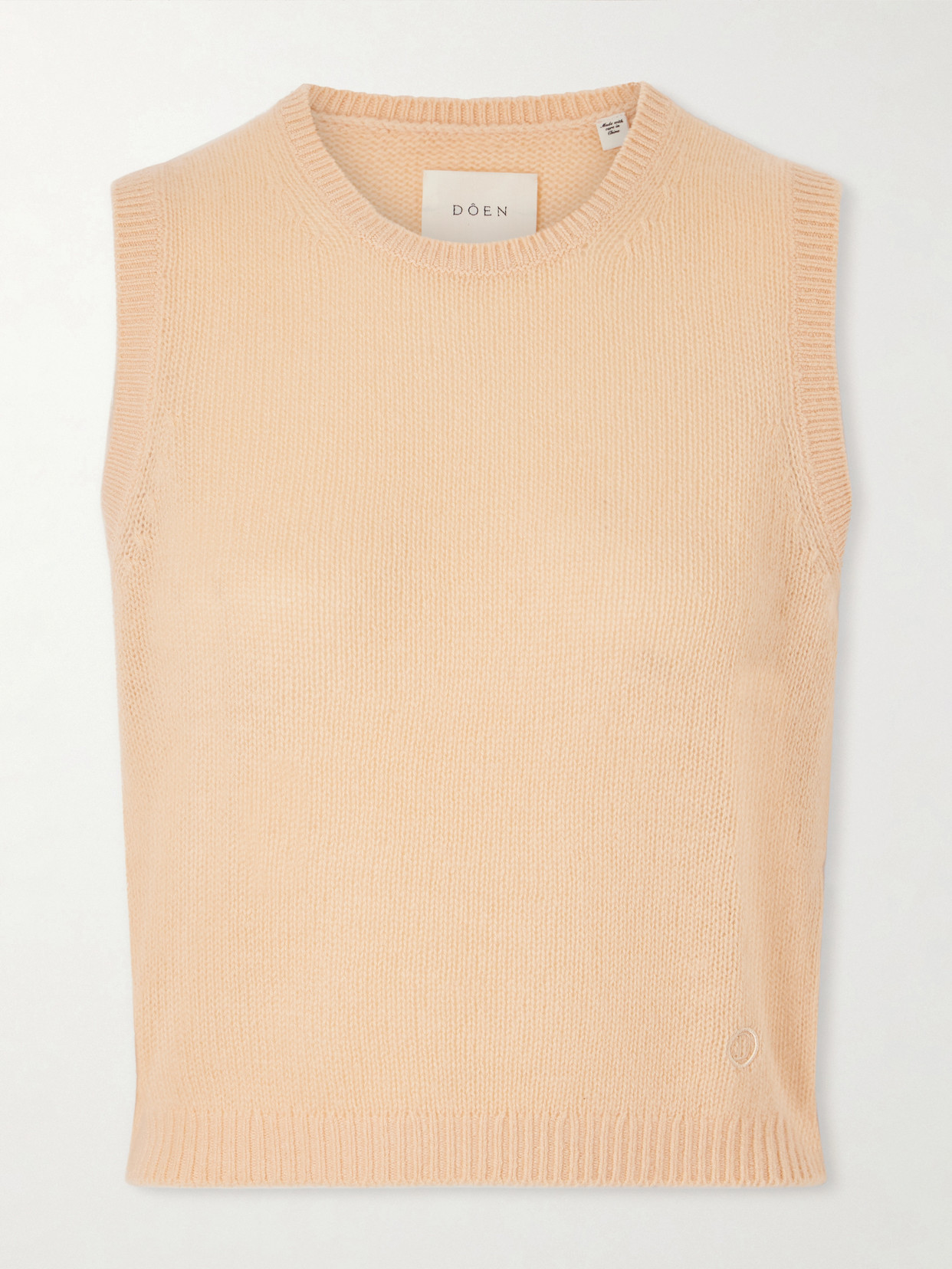 DÔEN - Louden Cashmere Vest - Orange | NET-A-PORTER (US)