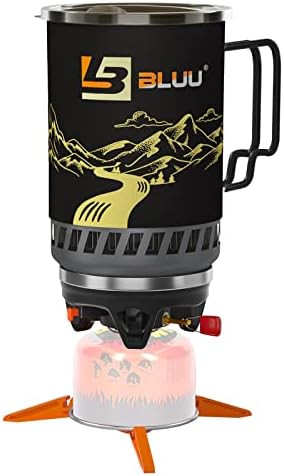BLUU MOUNT (1.4-Liter) Backpacking and Camping Stove System, Outdoor Portable Gas Propane Burner ... | Amazon (US)