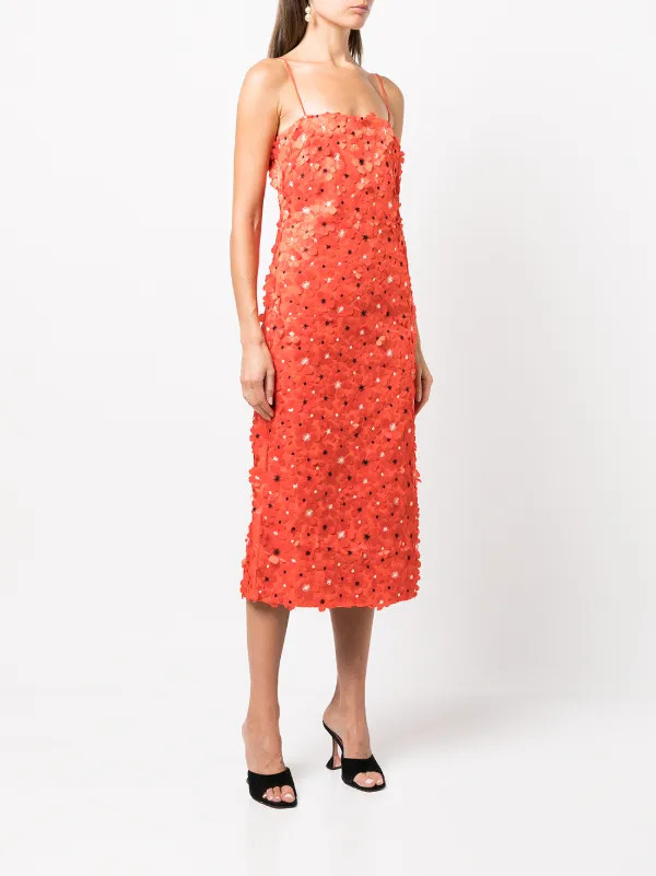 Stine Goya Emmy floral-embroidered Dress - Farfetch | Farfetch Global