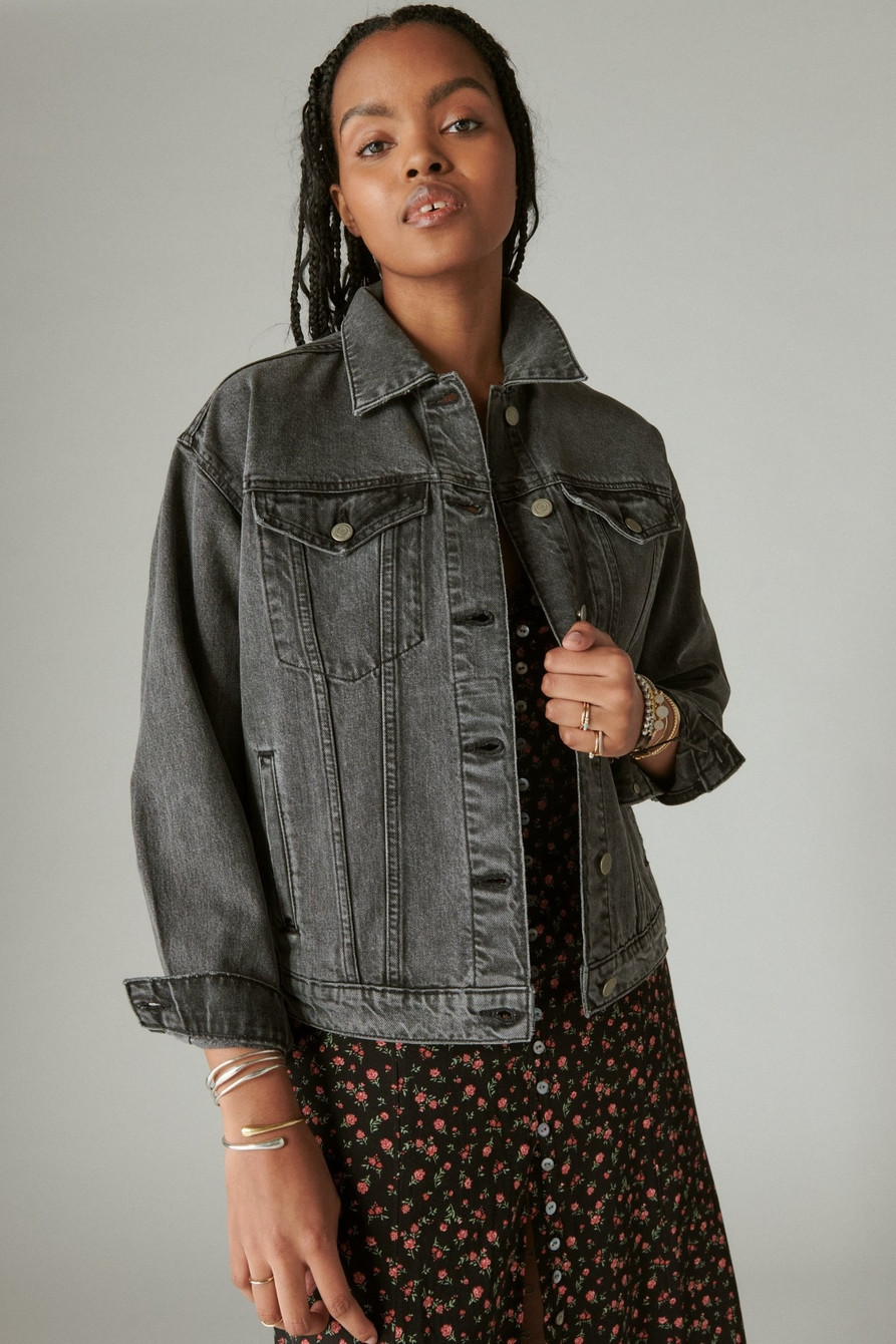RELAXED DENIM TRUCKER JACKET | Lucky Brand
