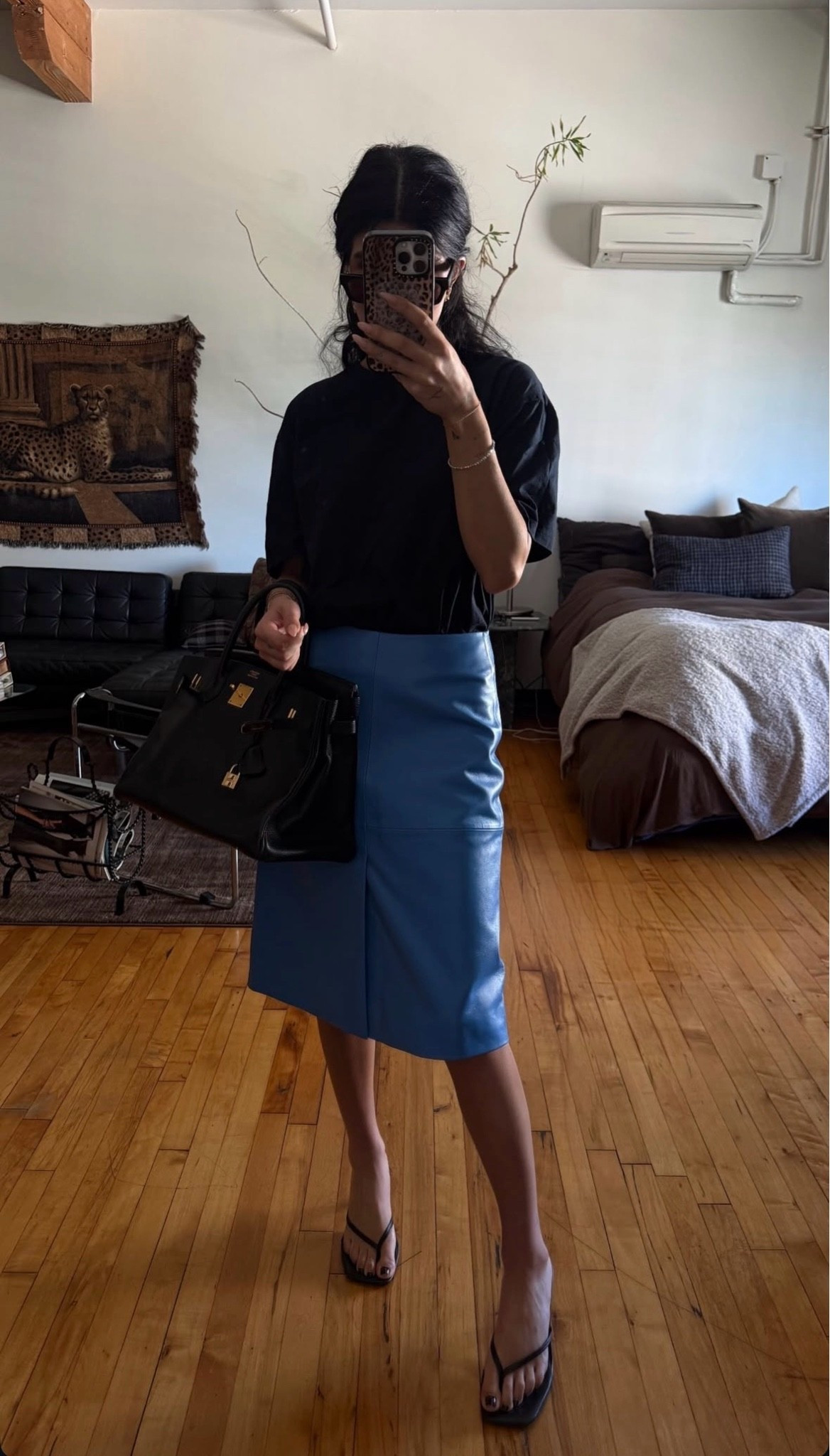 Today ootd

Casual elevated, summer style, summer outfit inspo, midi skirt, leather midi skirt, blue outfit

#LTKootd #LTKgrwm