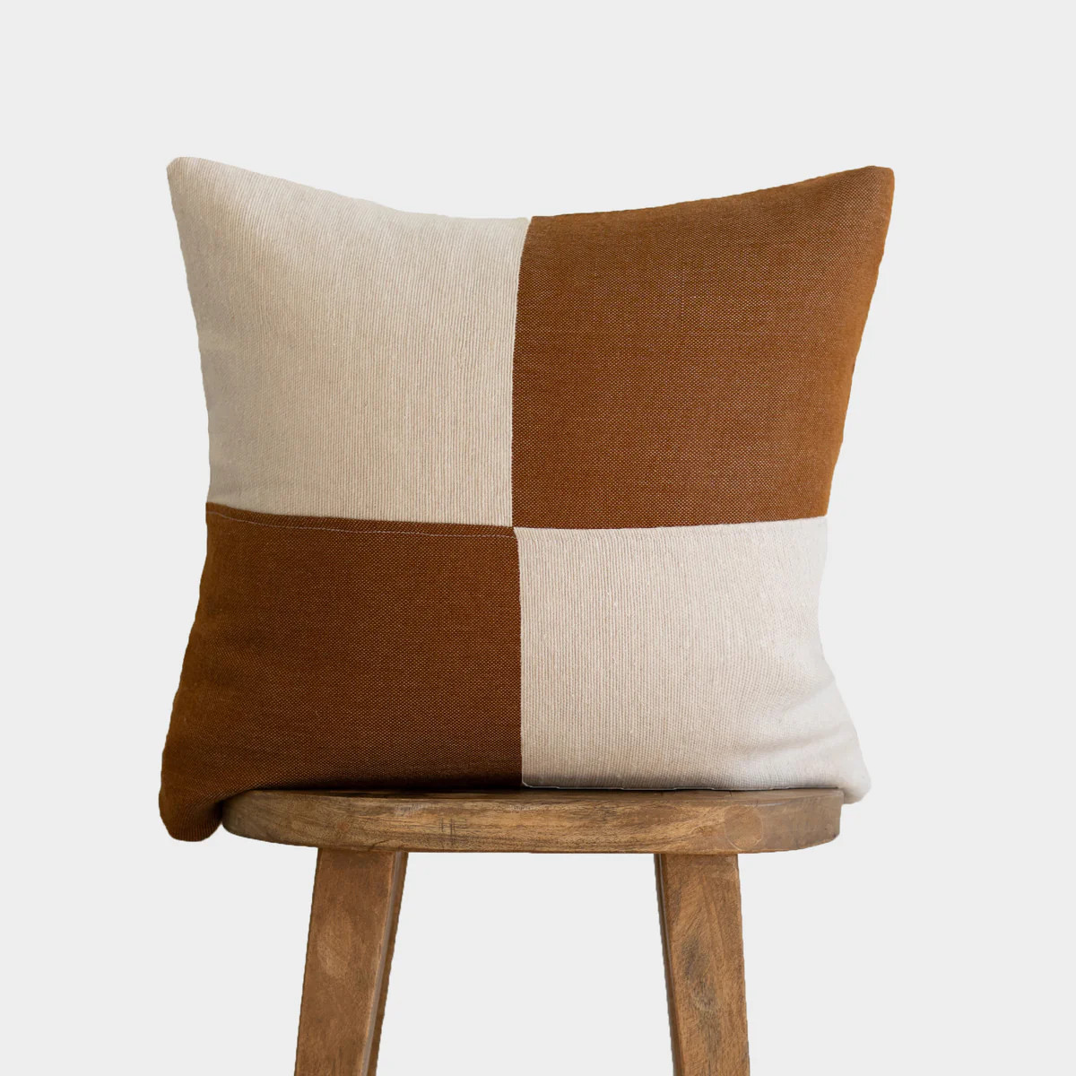Kala in Tan - 22" Moroccan Pillow Cover | Woven Nook