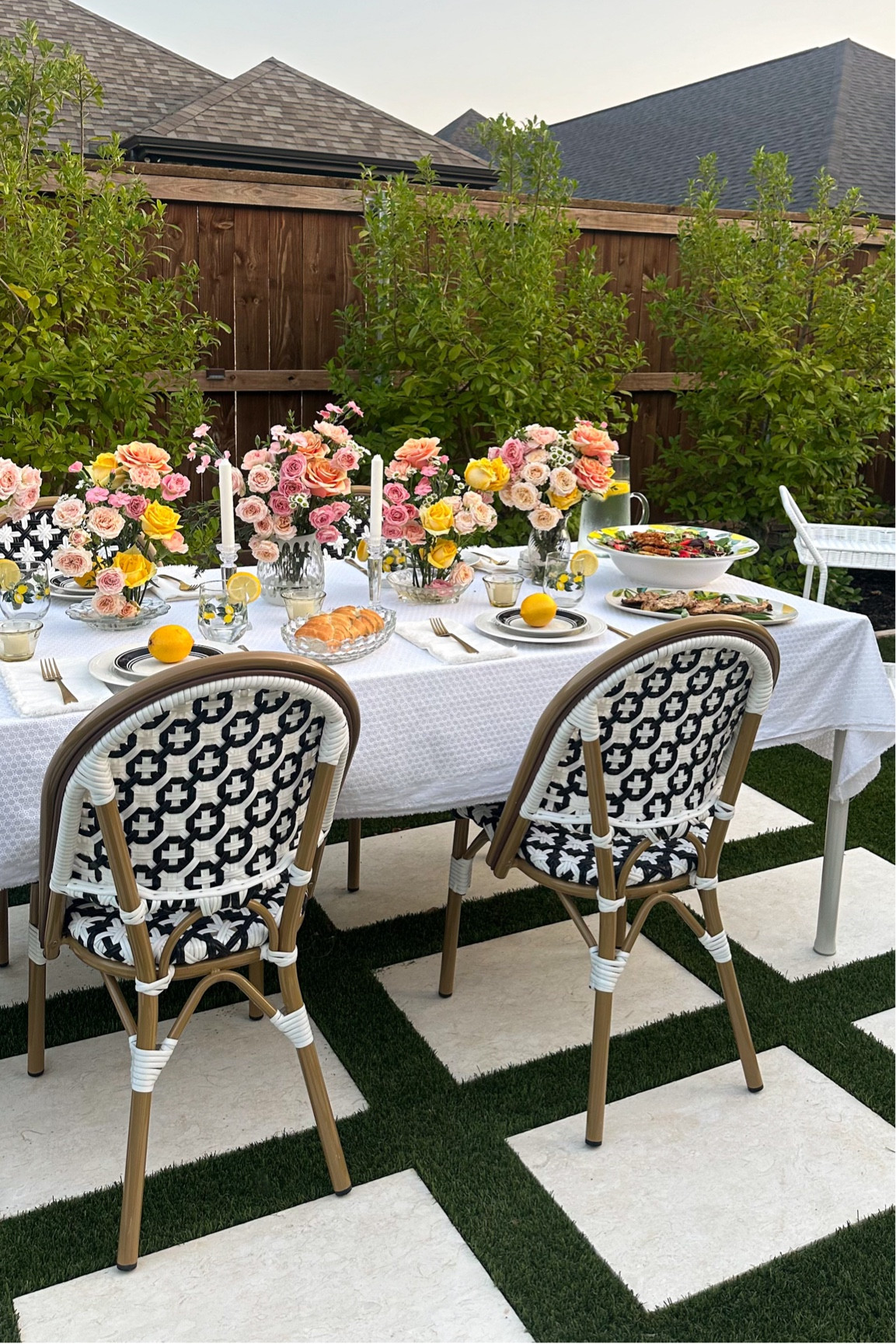 Lemon themed Summer outdoor tablescape! 

#LTKHome #LTKStyleTip #LTKFindsUnder100