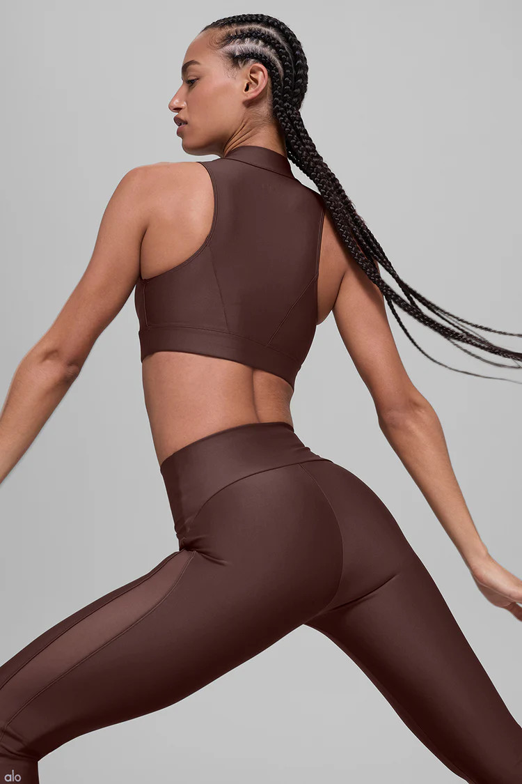 Airlift High-Waist Mesh Infatuation Legging | Alo Yoga (US)