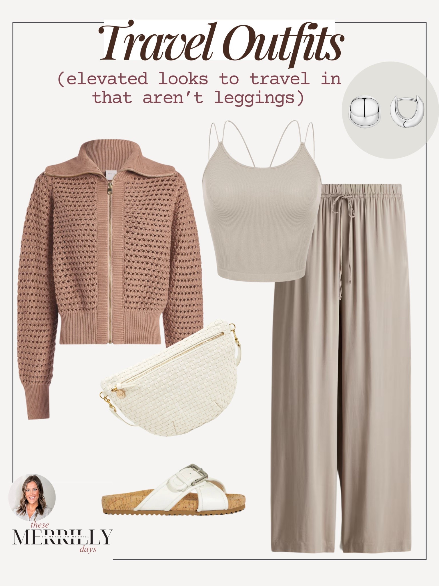 Travel outfit / non legging travel outfit idea / spring outfit 

#LTKStyleTip #LTKFindsUnder100 #LTKItBag