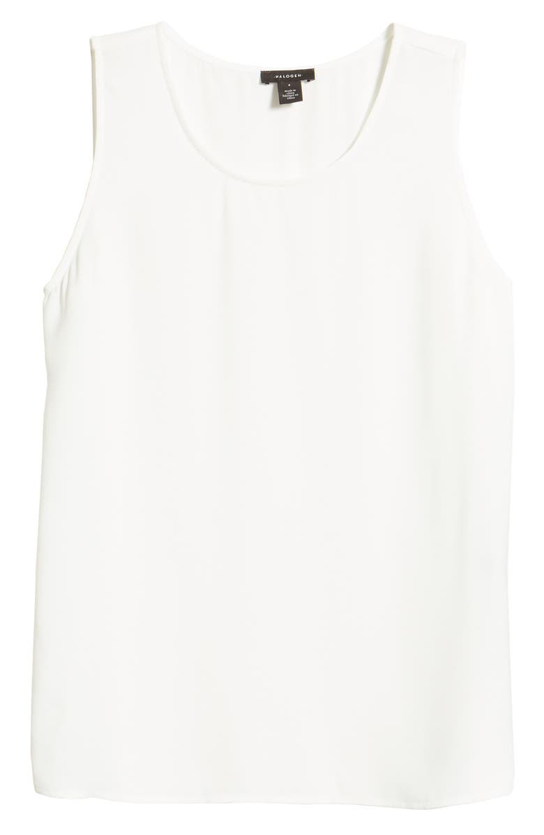 Scoop Neck Woven Shell | Nordstrom