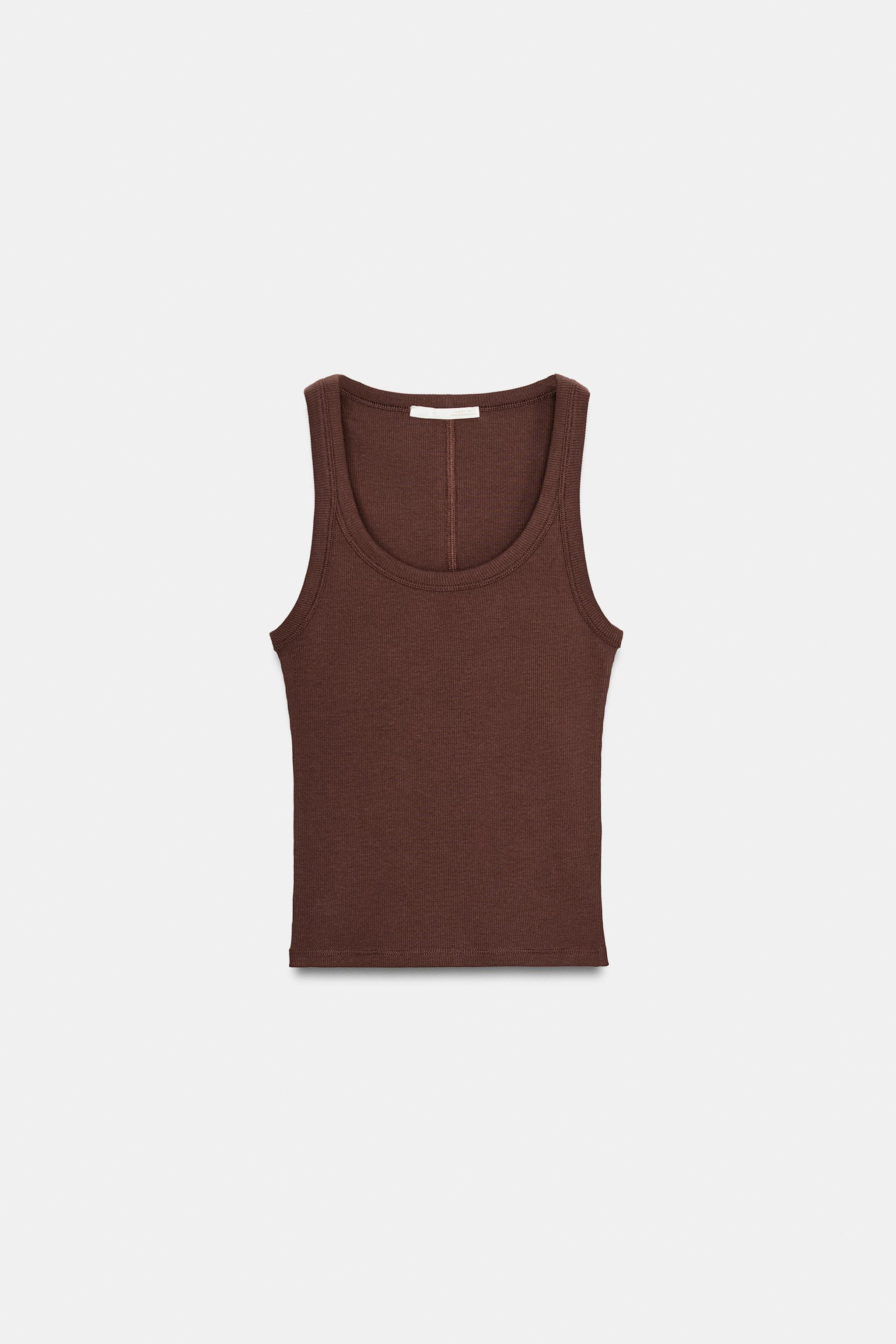 RIB SLEEVELESS TOP | Zara US