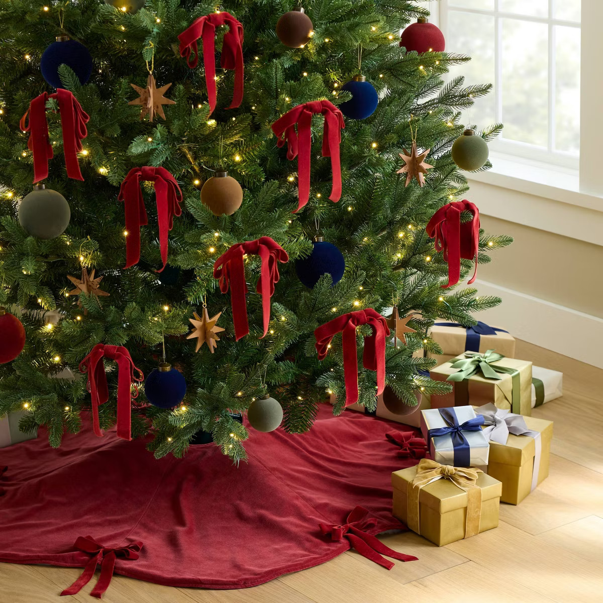 Set of 8 Velvet Christmas Bows - Threshold™ designed with Studio McGee | Target