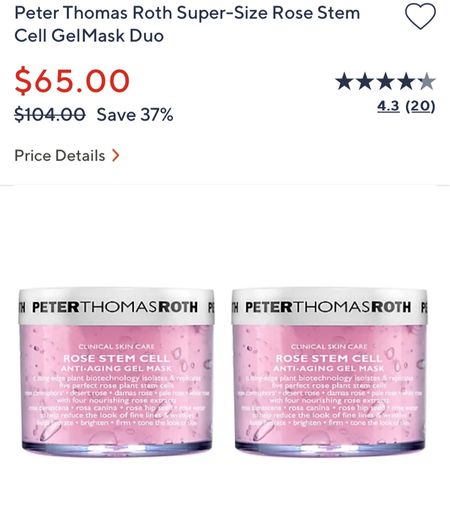 QVC sale 
Peter Thomas Roth 