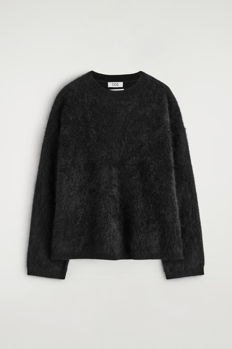 Brushed-Cashmere Crew-Neck Jumper | COS (US)