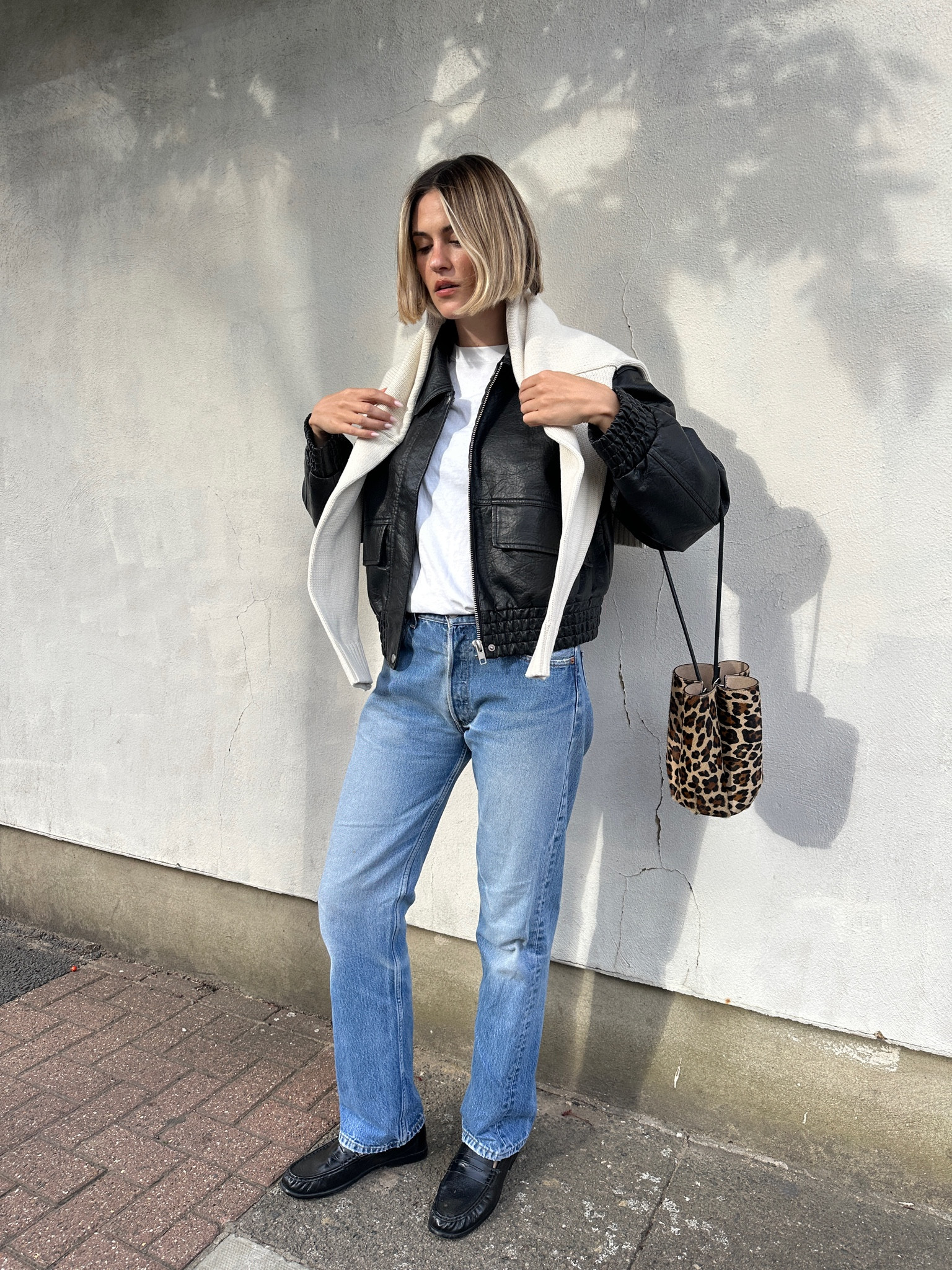 🤍🤍 - jeans are vintage Levi’s that I got in Japan but have tagged some Abercrombie jeans that I have and LOVE which are a very similar feel 🤍 Jumper is amazing quality, 100% wool and such a good price! I’m not usually one for faux leather but this Topshop bomber is so nice and looks really real imo! 

#LTKstyletip #LTKSeasonal #LTKfindsunder50