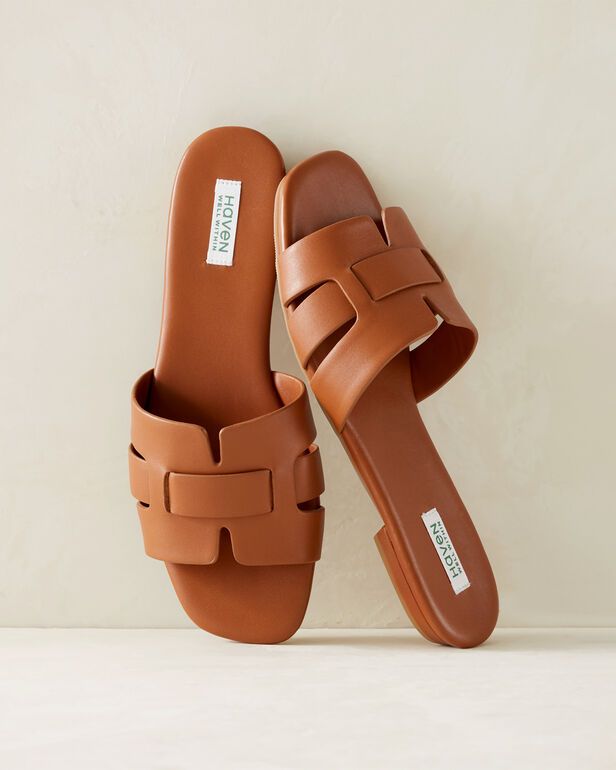 Leather Woven Sandals | Haven Well Within