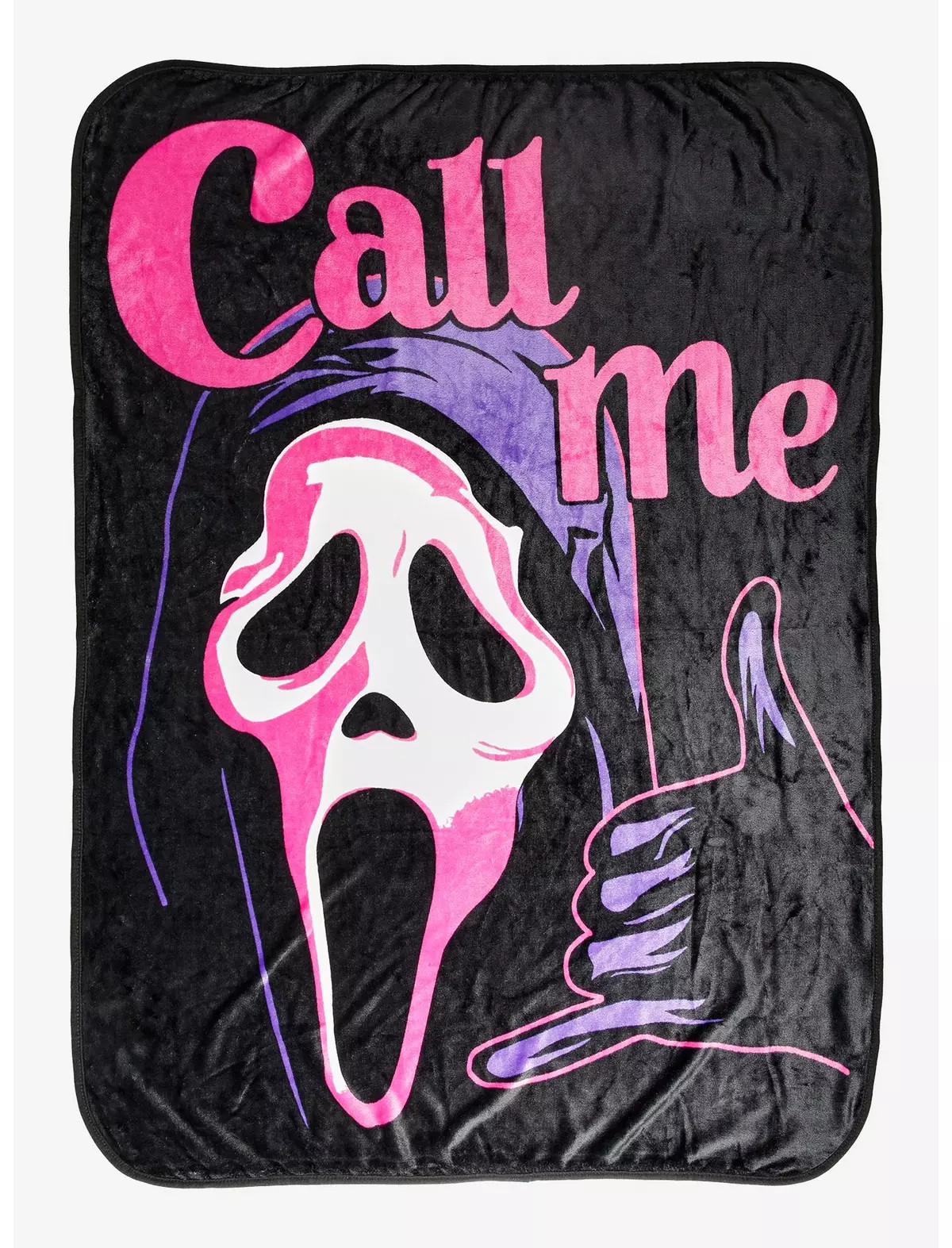 Ghost Face Call Me Throw Blanket | Hot Topic | Hot Topic
