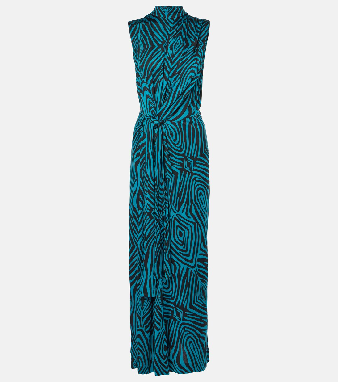 Geri zebra-print jersey maxi dress | Mytheresa (DACH)