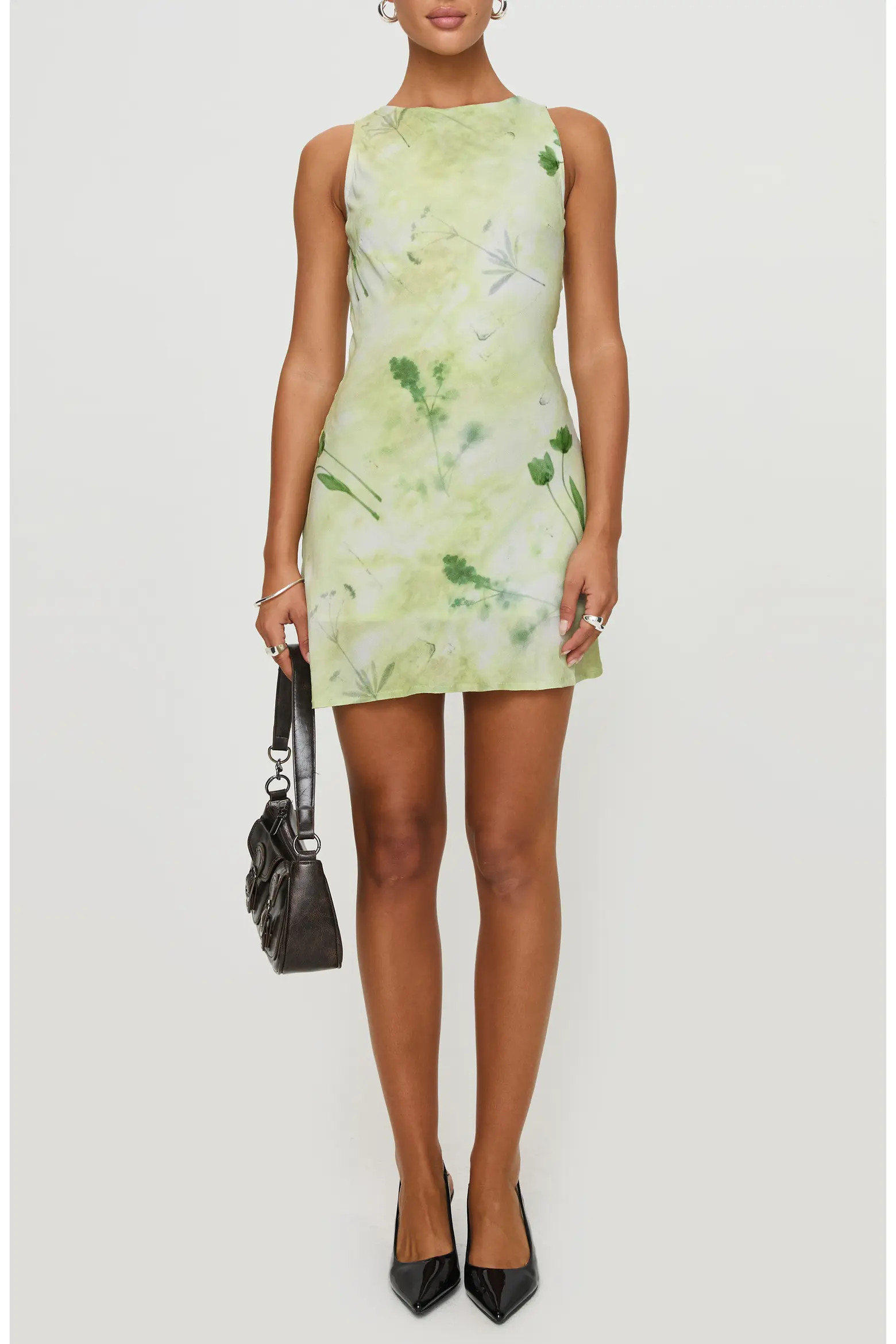 Floral Sleeveless Minidress (Women) | Nordstrom | Nordstrom