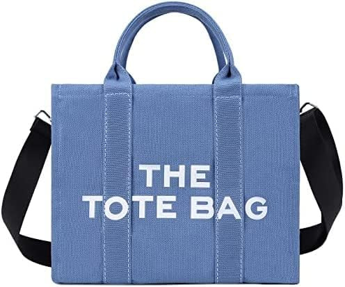 Tote Bags for Women - Personalized Canvas Tote Bags with Zipper Mini Top-Handle Crossbody Tote Ba... | Amazon (CA)