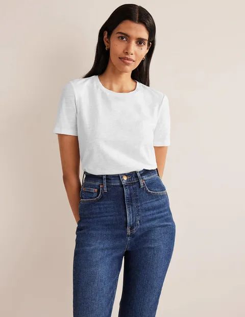 Cotton Crew Neck T-Shirt | Boden (US)