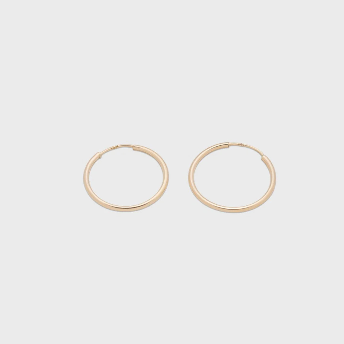 14k infinity hoops (15mm) | Cuffed by Nano