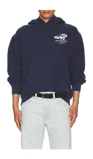Tire Service Hoody in Washed Navy | Revolve Clothing (Global)