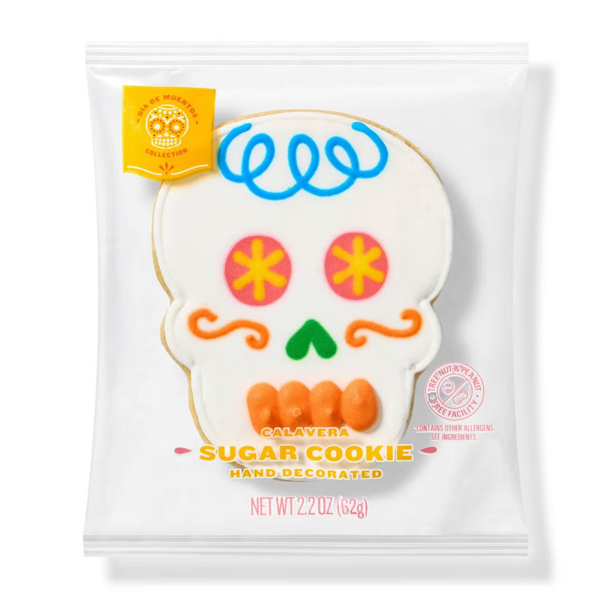 Día de Muertos Hand Decorated Calavera Sugar Cookie - 2.2oz - Favorite Day™ | Target