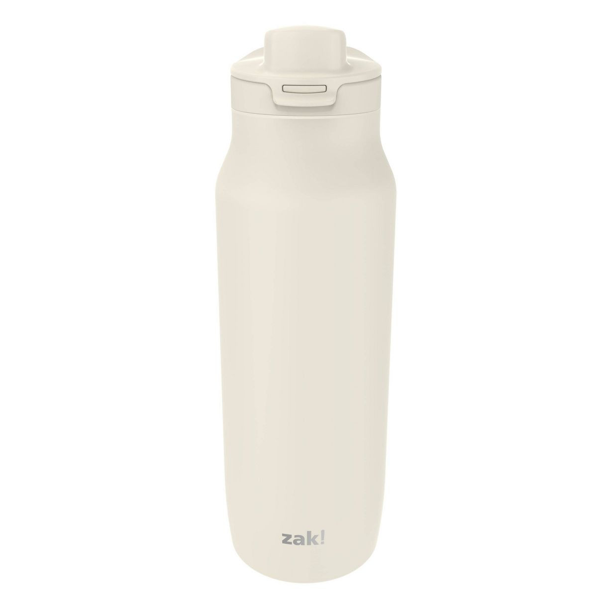 Zak Designs 24oz Stainless Steel Manual Chug Water Bottle Cream | Target
