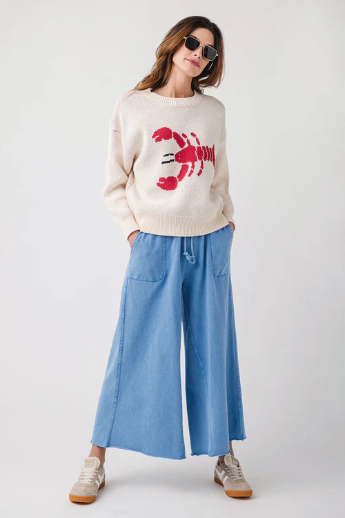 Bailey Rose Lobster Knit Crewneck | Social Threads