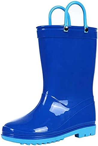 Colorxy Kids Rain Boots for Boys Girls Waterproof Toddler Rain Boots with Easy-On Handles | Amazon (US)