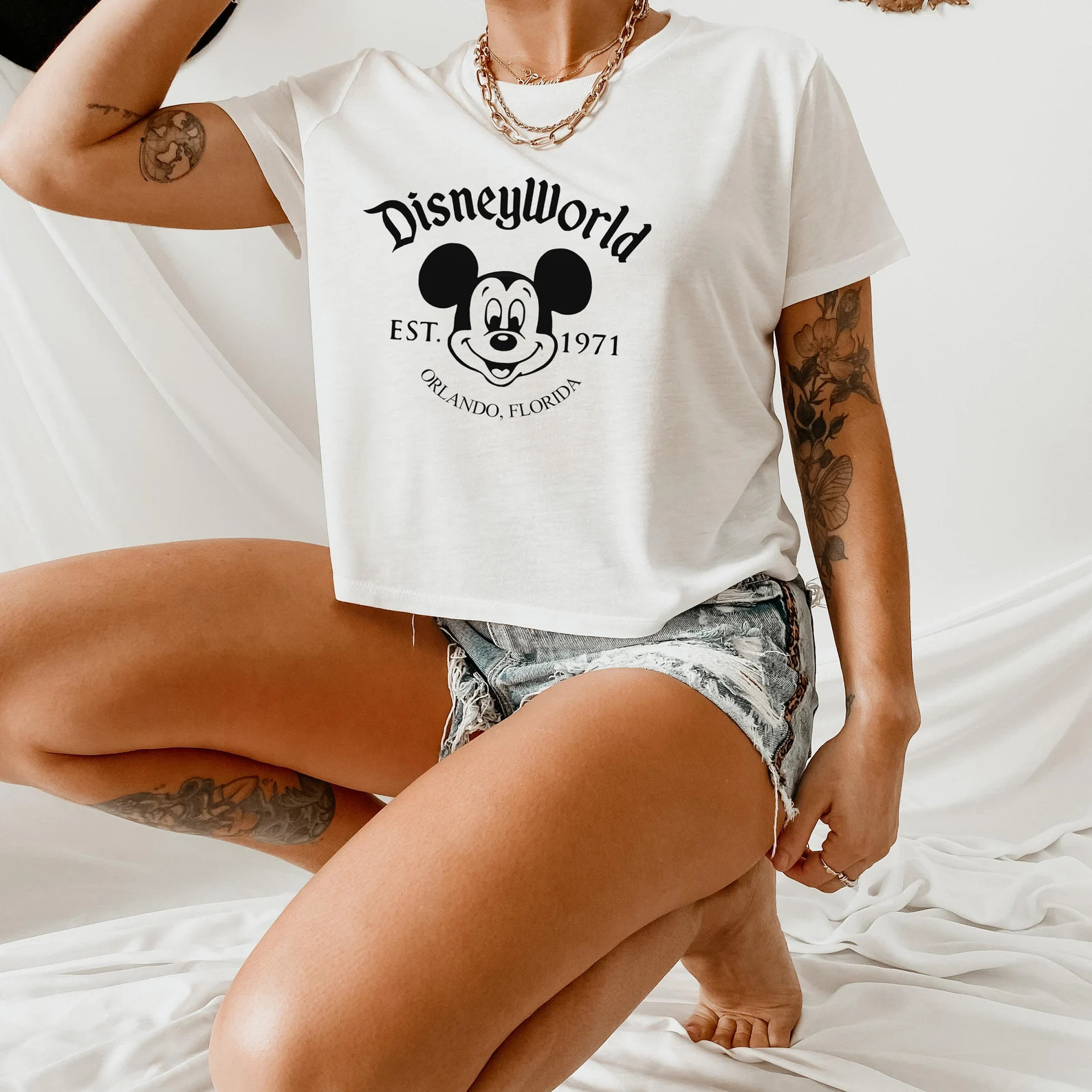 Mickey Baby Tee, Disneyworld Baby Tee, Minnie Baby Tee, Cream Baby Tee WDW, Mickey Mouse Baby Tee... | Etsy (US)