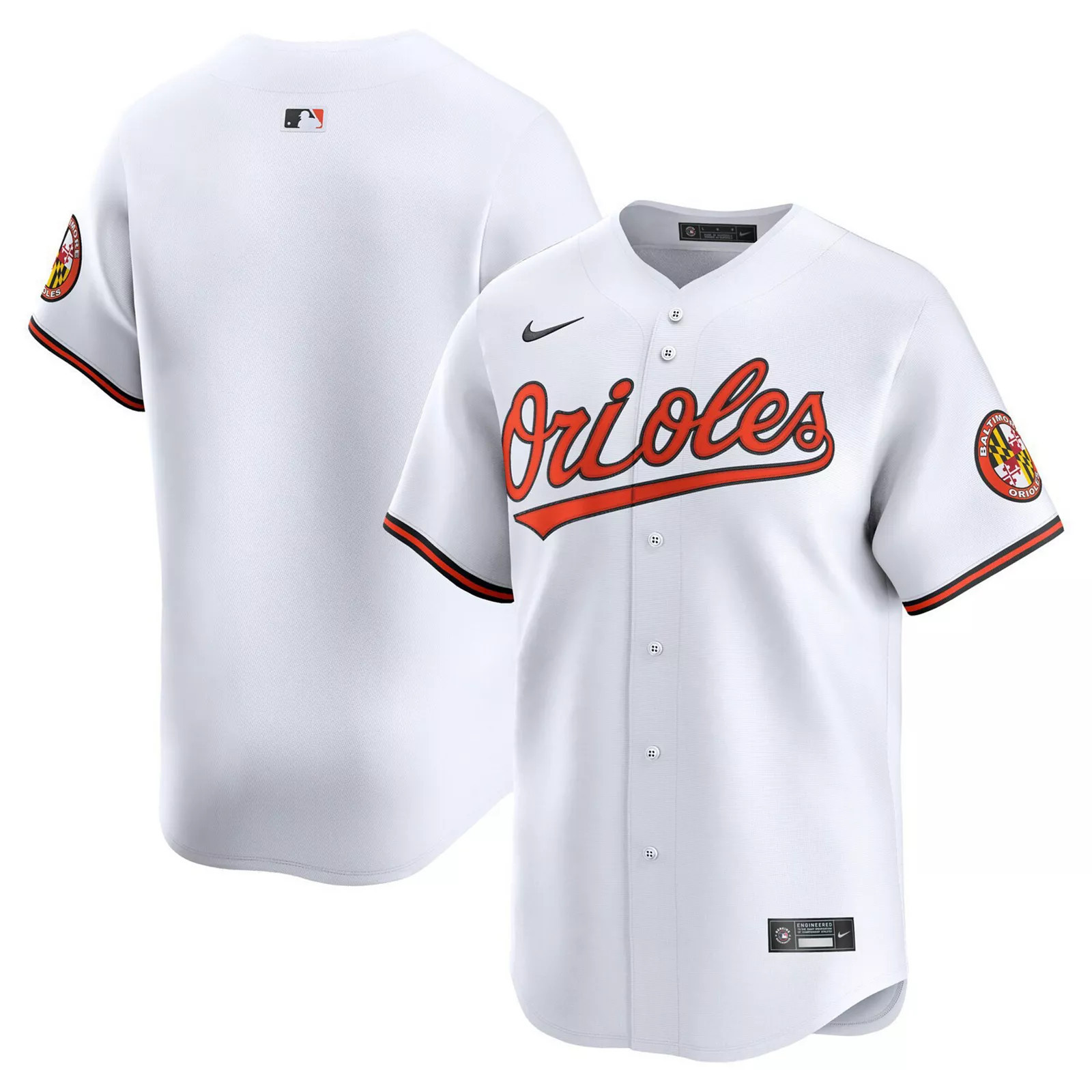 Men's Nike White Baltimore Orioles Home Limited Jersey, Size: Medium | Kohl's