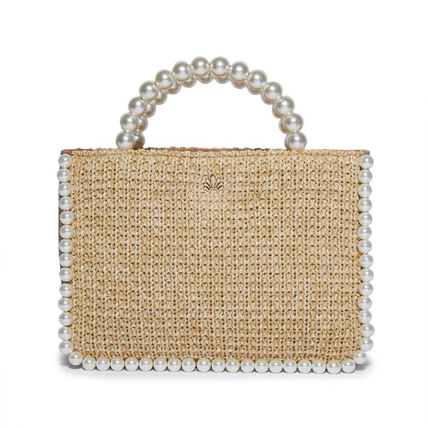 NATURAL MAYA MINI TOTE | Lele Sadoughi