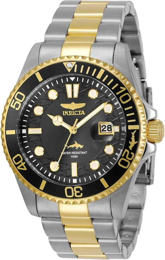 Invicta Reloj de cuarzo Pro Diver para hombre con correa de acero inoxidable, dos tonos, 22 (Mode... | Amazon (US)