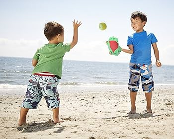 Melissa & Doug Sunny Patch Skippy Frog Toss and Grip Action Game - 2 Mitts, 2 Soft Balls | Amazon (US)