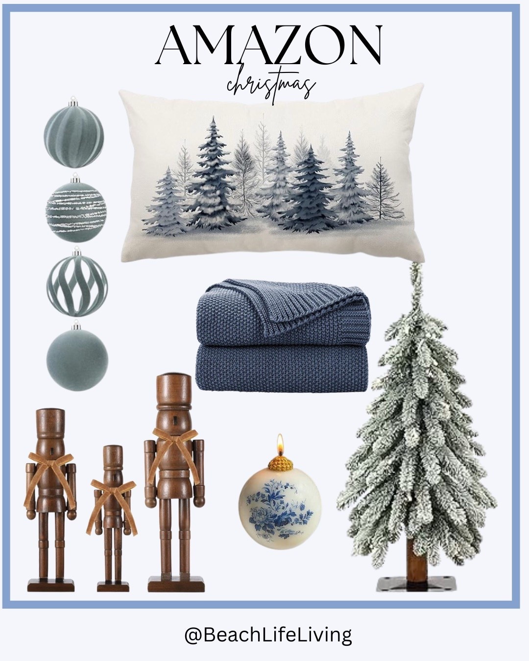 Amazon Winter Wonderland 
Blue Christmas 

#LTKHome #LTKSeasonal #LTKHoliday