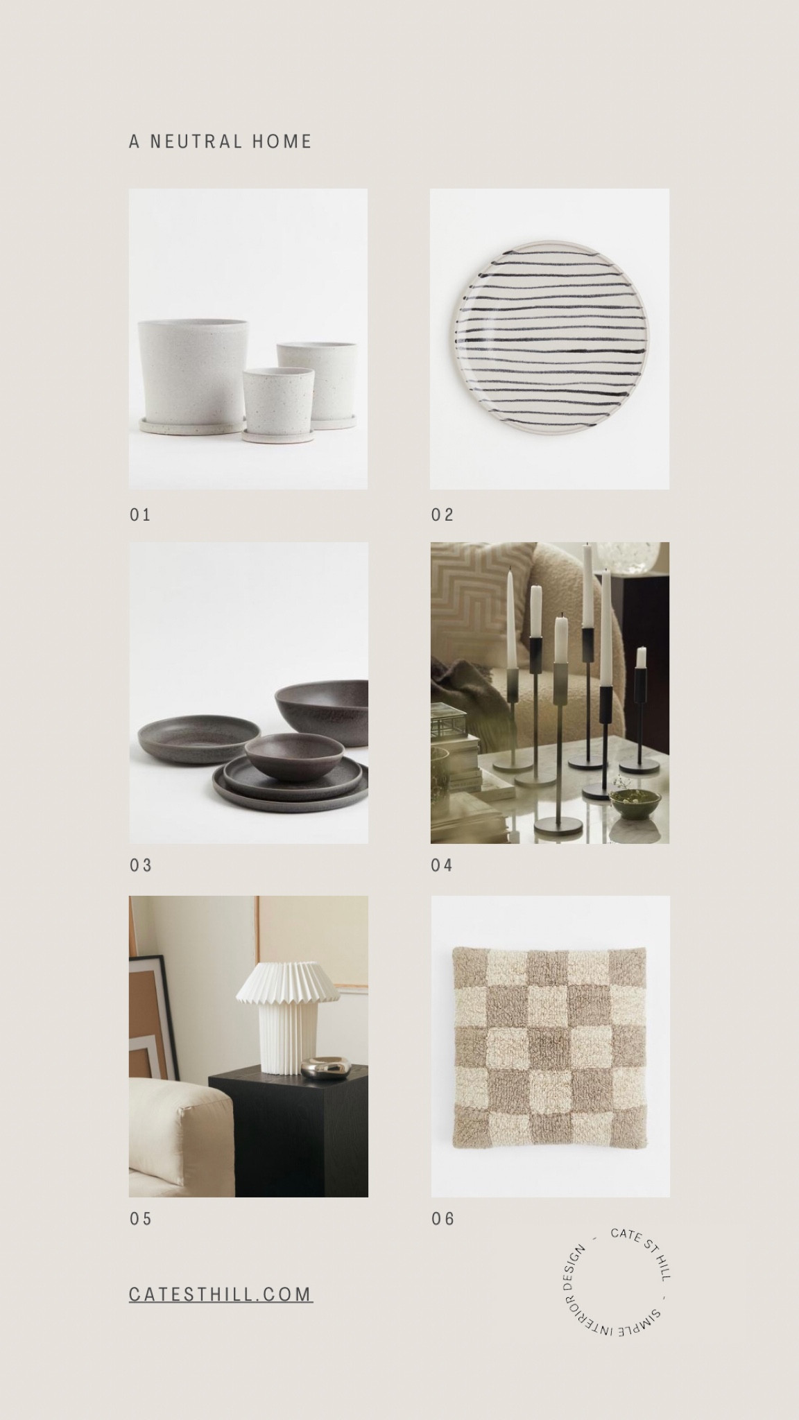 Simple, stylish finds for the neutral home - a few of my favourite pieces at the moment on H&M Home. The minimalist candleholders are perfect for the cosy season and I love the new pleated table lamp for a design-led look 👌🏼 #neutralhome #neutralinteriors #minimalisthome #minimalistinteriors 

#LTKunder50 #LTKhome #LTKeurope