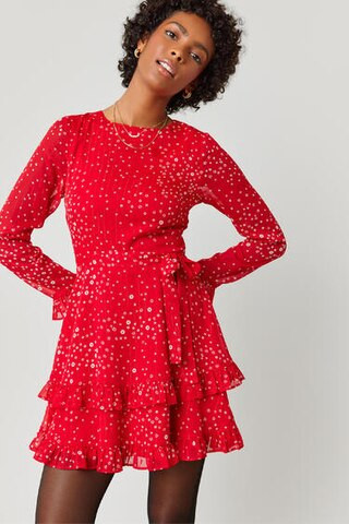 Loren Floral Long Sleeve Mini Dress - francesca's | Francesca's