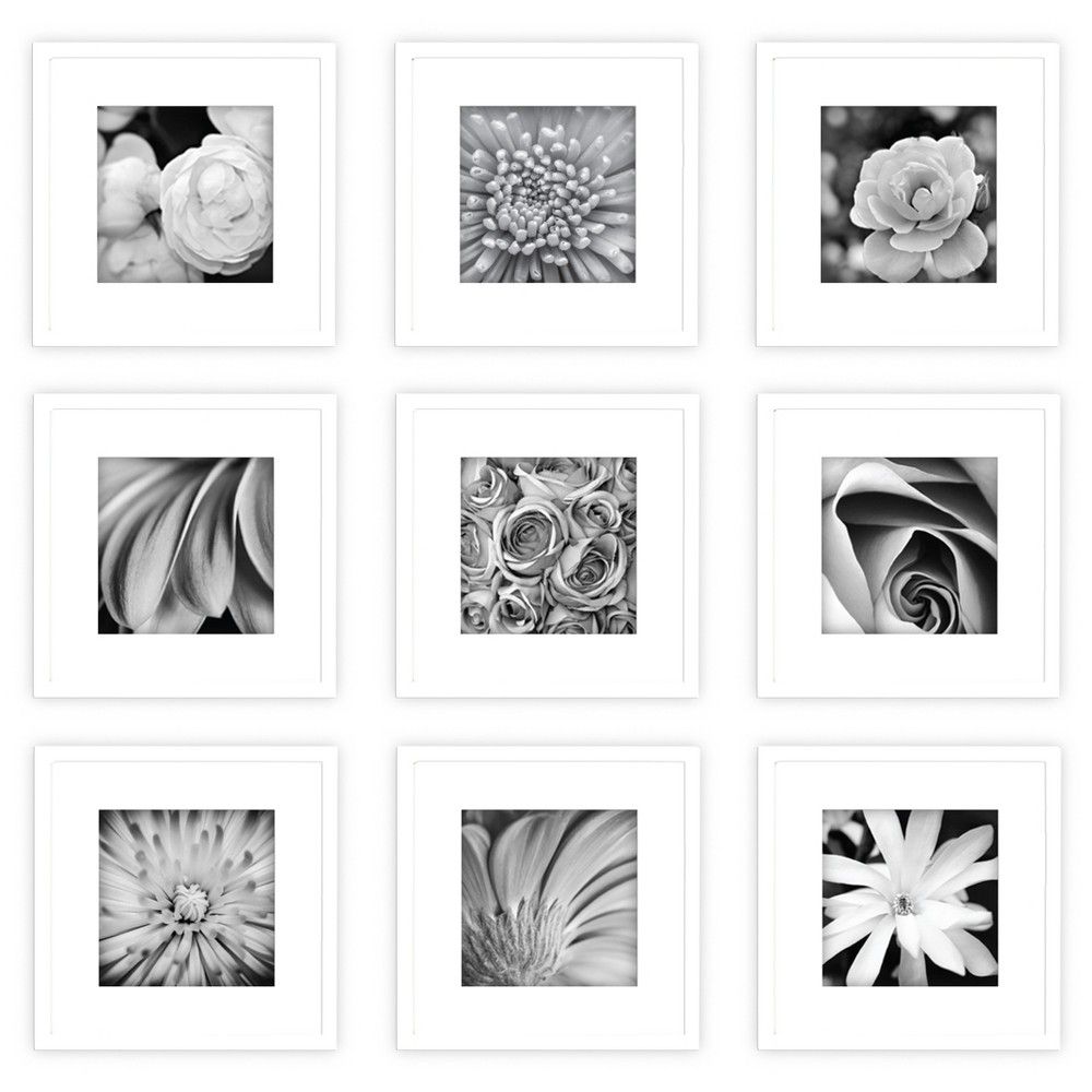 Gallery Perfect Picture Frame White 9pk - Gallery Solutions | Target