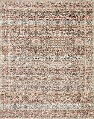 Livabliss x Becki Owens Margaret Washable Outdoor Area Rug, 5'3" x 7'10", Vintage Brown | Amazon (US)