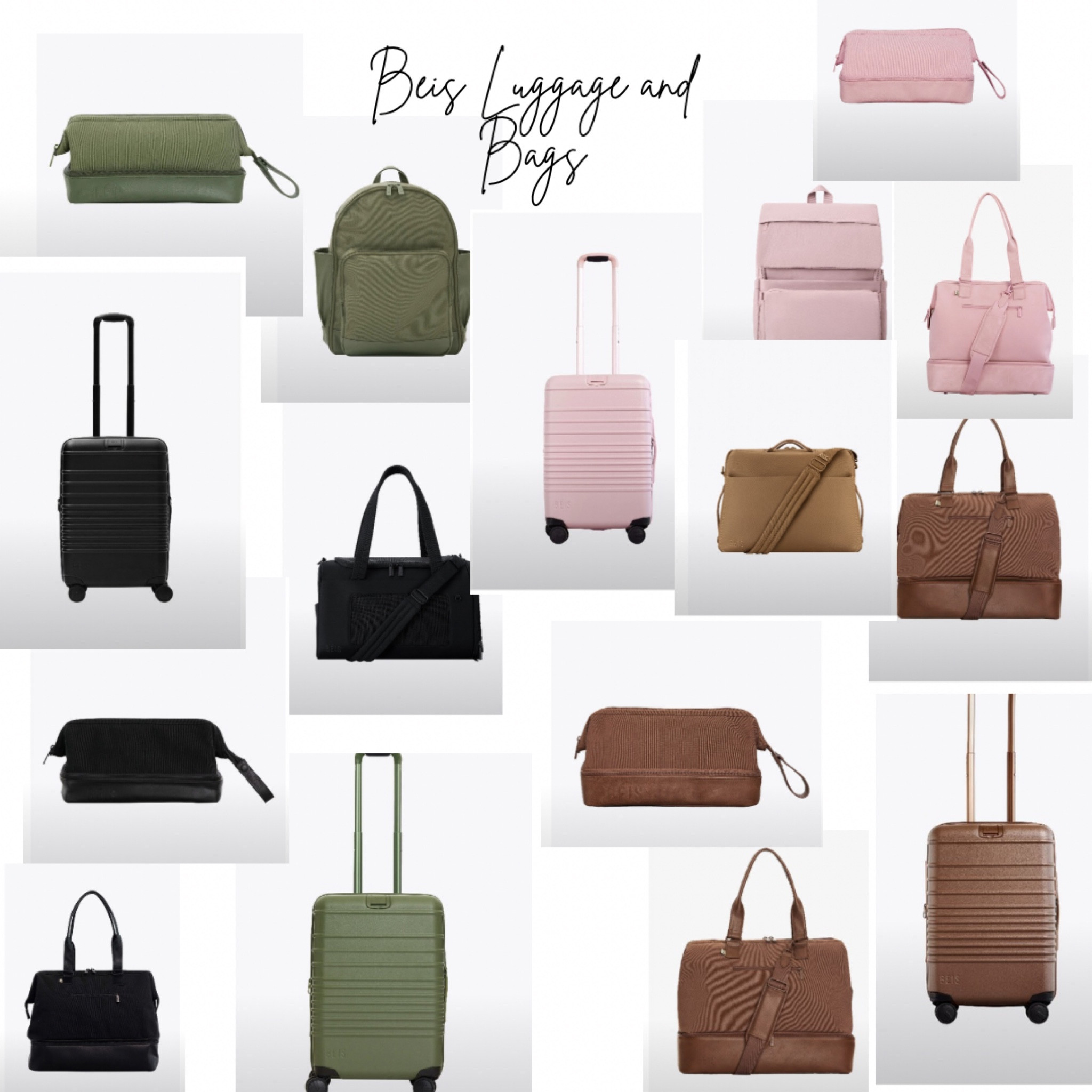 Beis Travel luggage and bags perfect for your next trip! ☀️☀️☀️🩷🩷🩷🧳🧳🧳 #luggage #beis #travel #resort #vacation #springbreak 

#LTKTravel #LTKStyleTip #LTKItBag