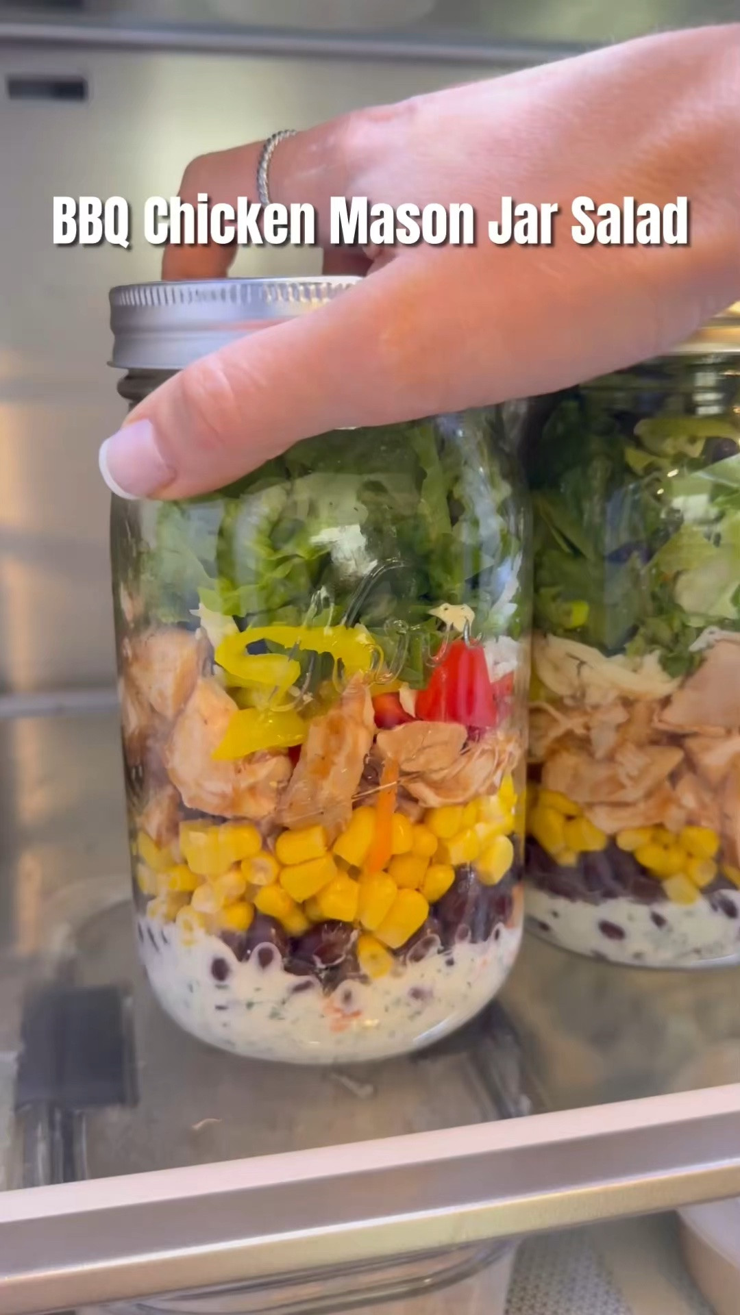 This BBQ Chicken Mason Jar Salad makes meal prep SO easy 🥗✨ Fresh, filling, and stays good in the fridge for days! #LTKHome #LTKSeasonal #LTKStyleTip #mealprepideas #masonjarsalad #healthyrecipes #easylunchideas #bbqchicken

Want Recipe? Google “better from scratch mason jar salad”