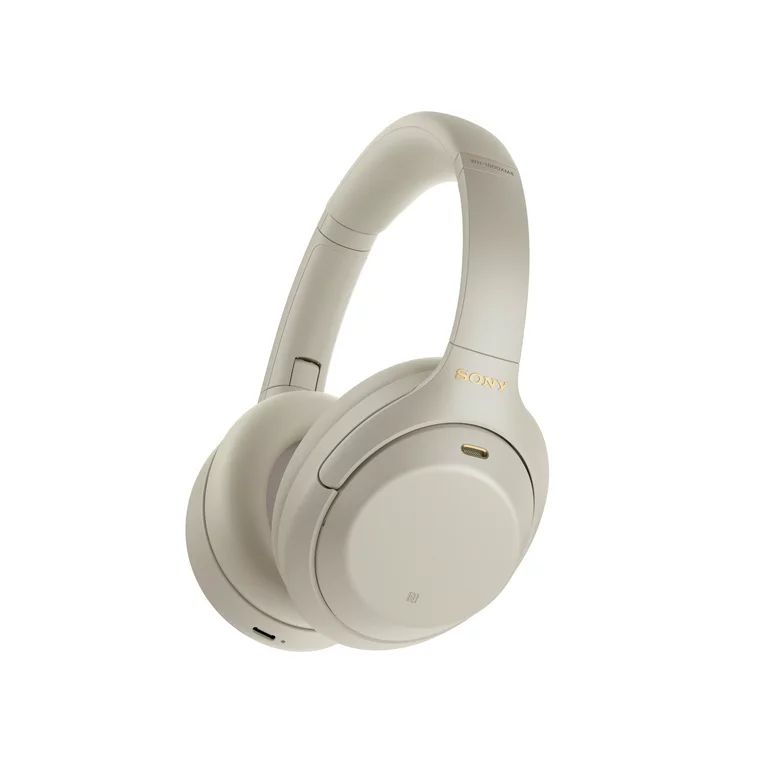 Sony WH-1000XM4 Wireless Noise Canceling Over-the-Ear Headphones with Google Assistant - Silver -... | Walmart (US)