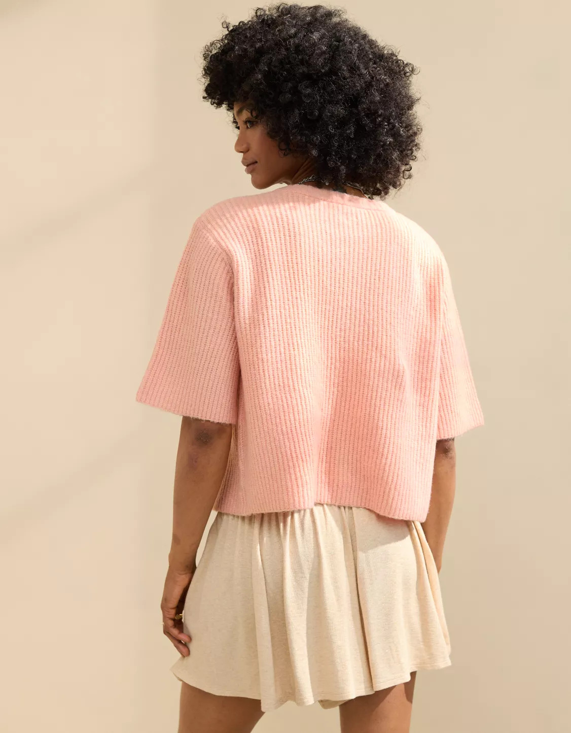 Aerie Unreal Short Sleeve Cardigan | Aerie