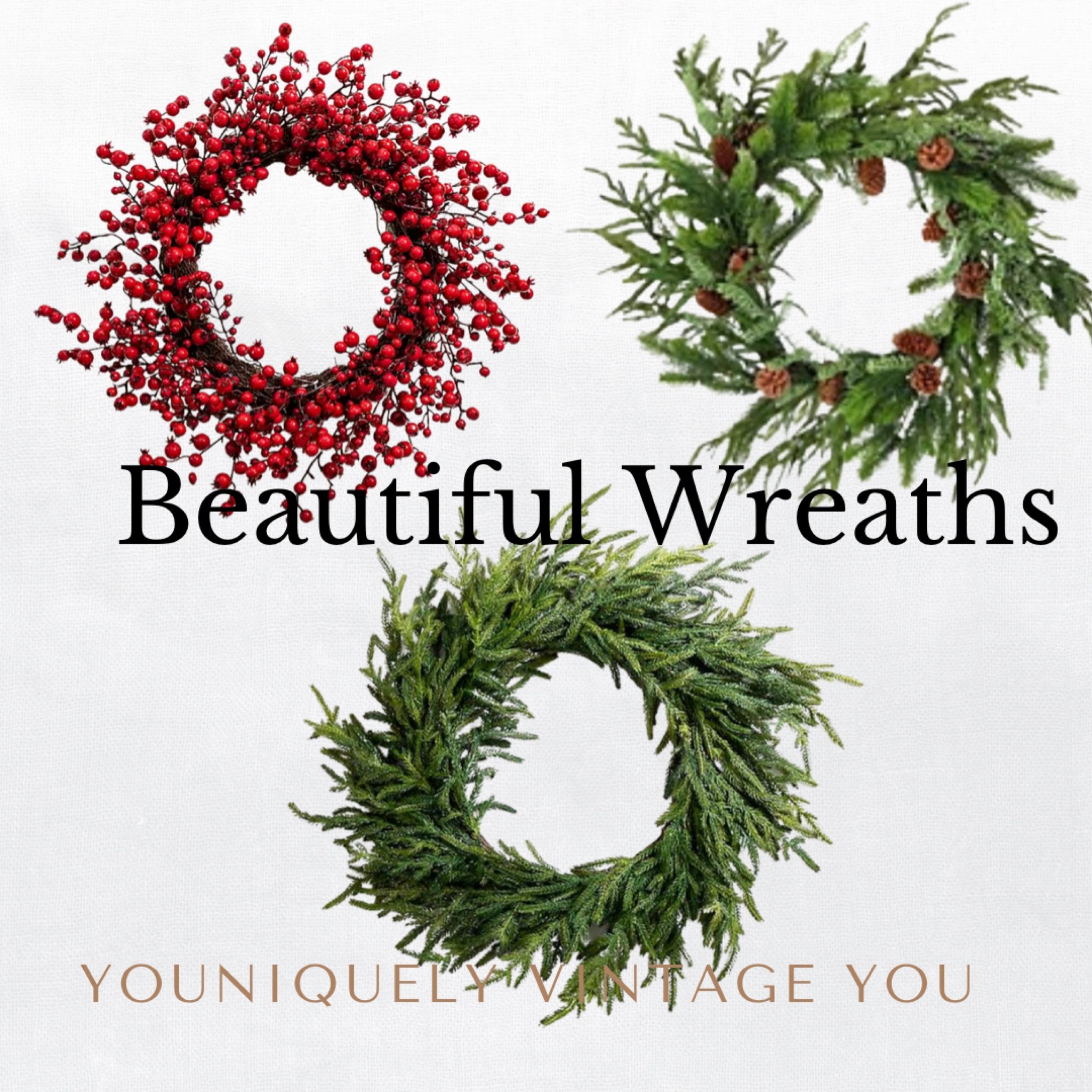 Beautiful Christmas Wreaths 

#LTKSeasonal #LTKhome #LTKHoliday