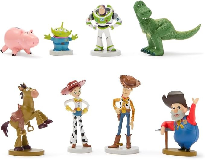 Disney Store Official Toy Story Figure Set - 8 Fully Sculpted Disney Figures Including Buzz Light... | Amazon (US)