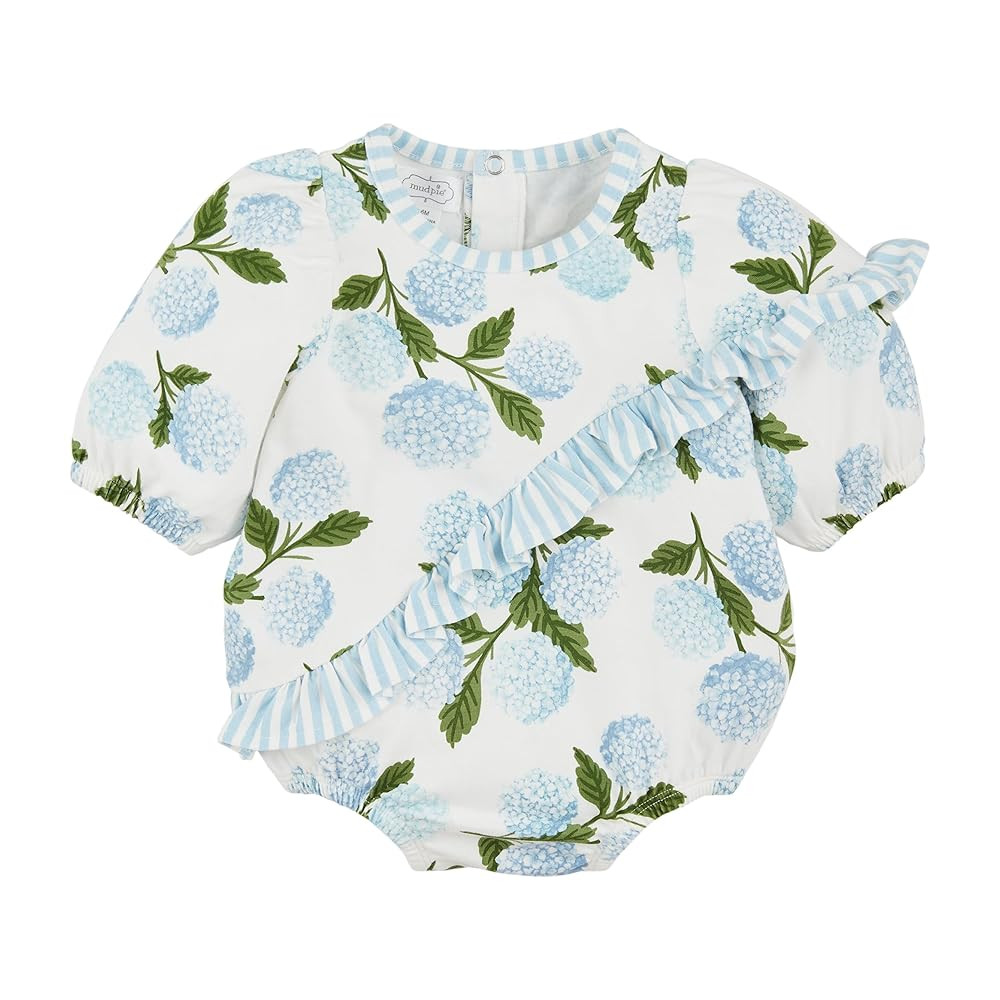 Mud Pie Unisex Baby Baby Girl Hydrangea Bubble; | Amazon (US)