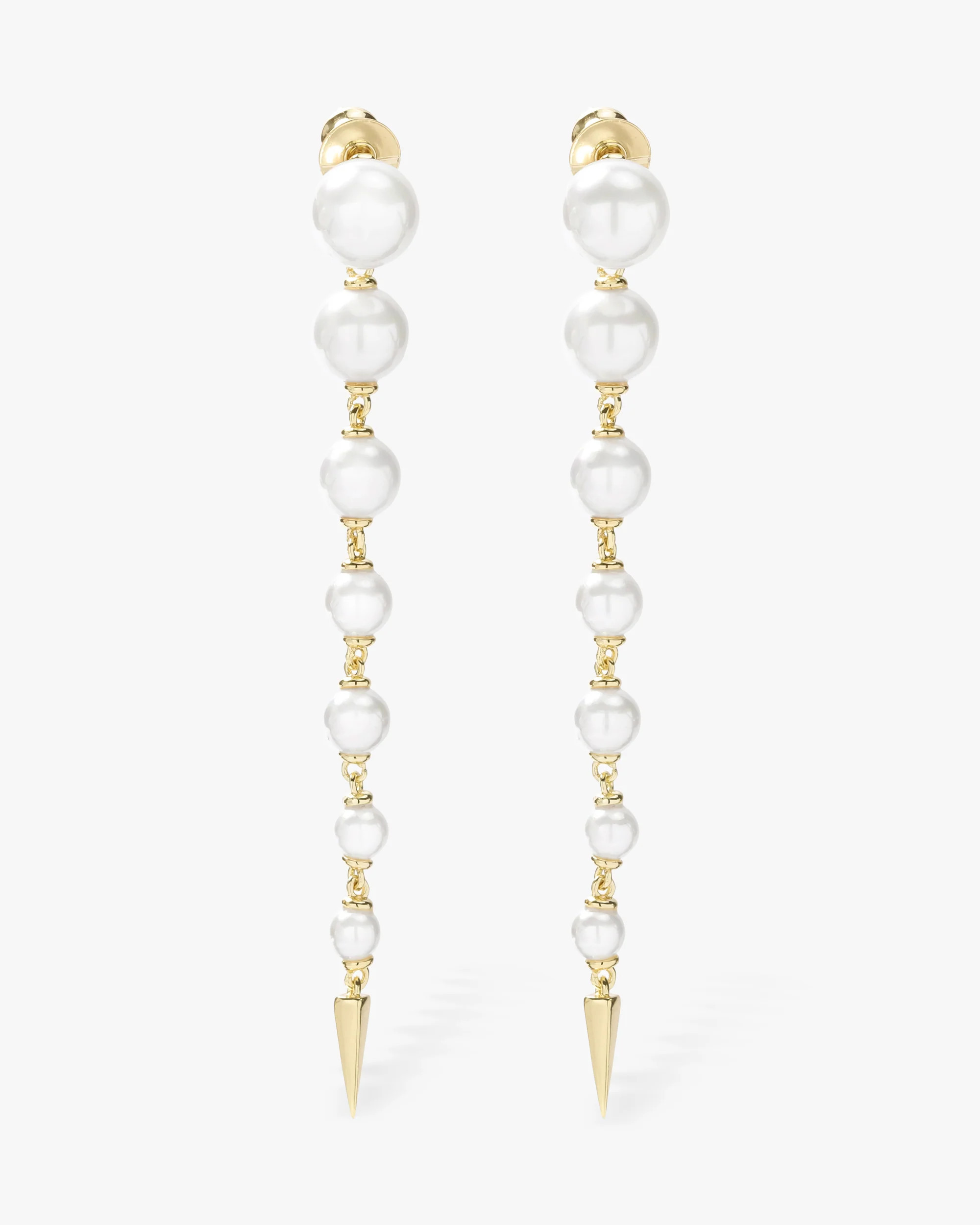 Perfect Pearl 7-Drop Spike Earring | Melinda Maria