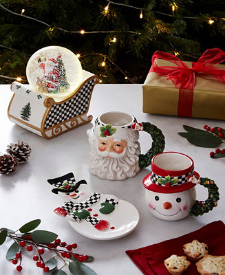 Christmas Tree Black & White Figural Collection | Macy's