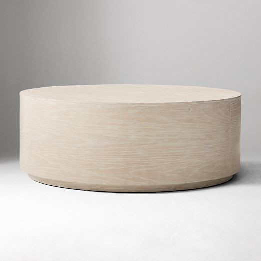 Volume Round Drum Coffee Table (36"–44") | West Elm (US)