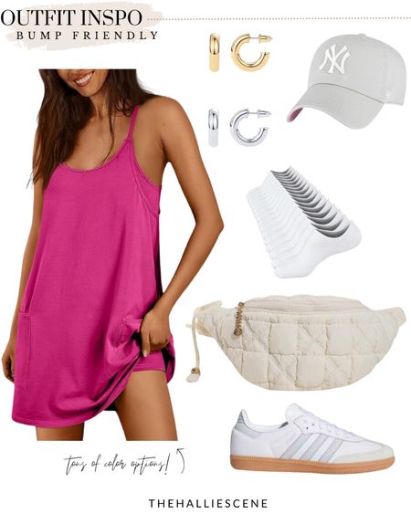 Summer outfit // maternity // bump friendly // summer dress // athleisure // casual summer outfit // Amazon 

#LTKActive #LTKfindsunder50 #LTKbump