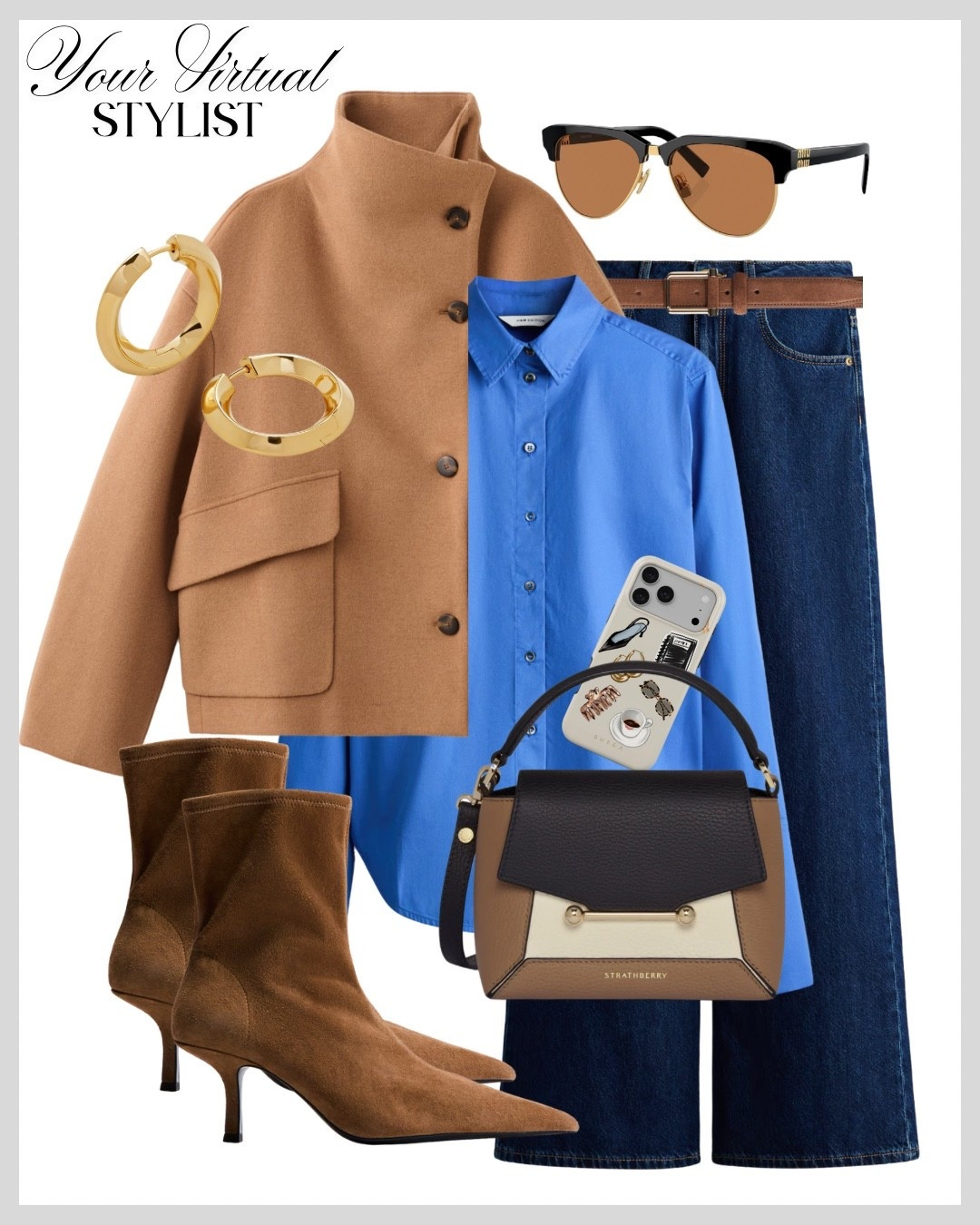 Camel layers, crisp blue, and classic denim 🤎💙
Effortless, polished, and timeless the kind of look that works everywhere.

#LTKworkwear #LTKbag #LTKwinter